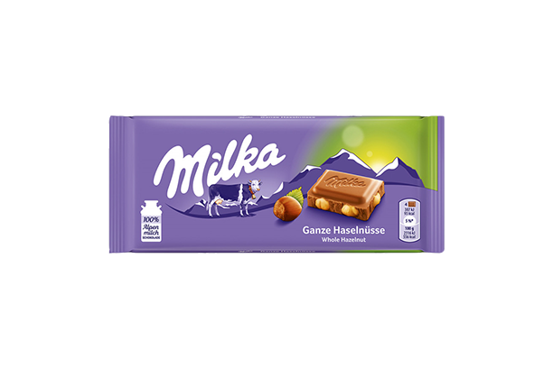 Çokolatë me lajthi të plotë – Milka